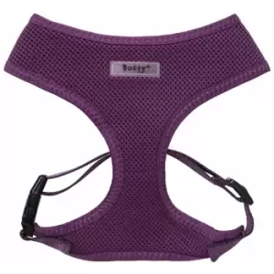 Bunty Soft Comfortable Mesh Breathable Fabric Dog Puppy Pet Adjustable Harness - Puple - Small