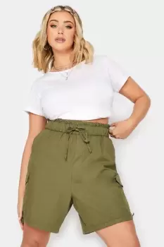 Paperbag Waist Cargo Shorts