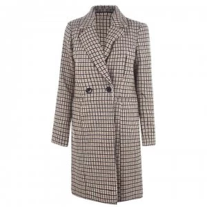 Vero Moda Rambla Check Coat - TOBACCO CHECK