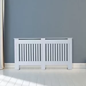 Outsunny Radiator Cover White MDF 190 x 1520 x 810 mm