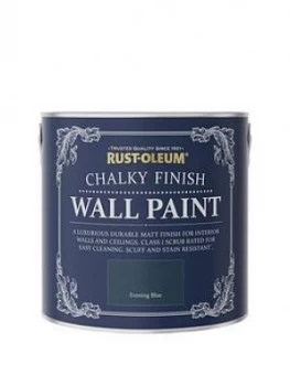 Rust-Oleum Rust-Oleum Chalky Wall Paint Evening Blue 2.5L