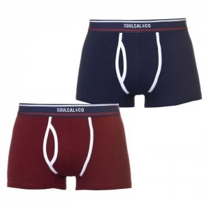 SoulCal Plain Trunks - Navy/Burg