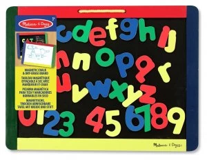 Melissa and Doug Magnetic Chalkboard Dry Erase Board.