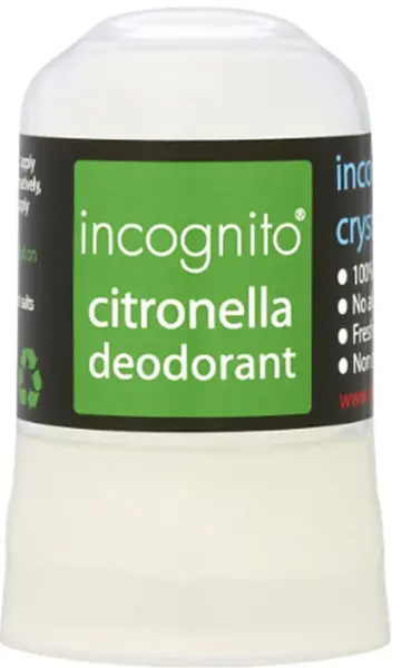 Incognito Natural Crystal Citronella Deodorant 60g