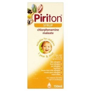 Piriton Allergy Hayfever Relief Syrup for Children 150ml