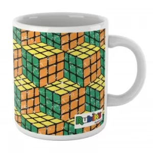 Rubik Scientific Equations Yellow Green Orange Cube Mug Mug