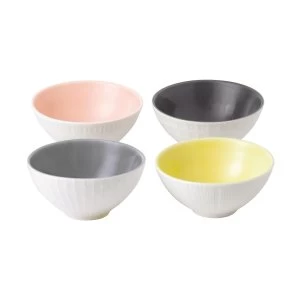 Royal Doulton Hemingway Design Mixed Colours Dip Bowl Set of 4