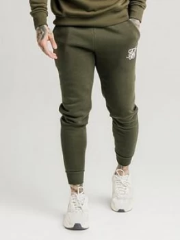 SikSilk Muscle Fit Jogger - Khaki