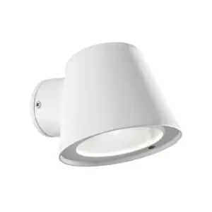 Gas 1 Light Outdoor Wall Light White IP43, GU10