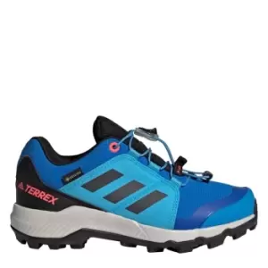 adidas Terrex GORE-TEX Hiking Shoes Kids - Blue Rush / Grey Six / Turbo