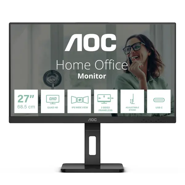 AOC 27" Q27P3CV Quad HD IPS LED Monitor