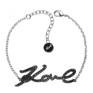 Ladies Karl Lagerfeld Silver Plated Karl Bracelet