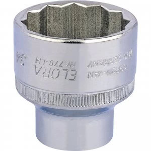 Elora 1/2" Drive Bi Hexagon Socket Metric 1/2" 34mm