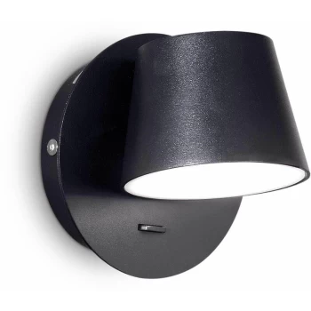 Ideal Lux Lighting - Ideal Lux Gim - LED Light Wall Light Black