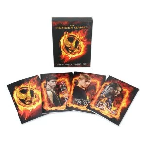 HUnger Games - Girl ON Fire Greeting Card's set