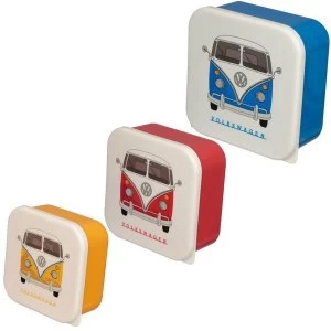 Set of 3 Lunch Boxes - Volkswagen VW T1 Camper Bus M/L/XL