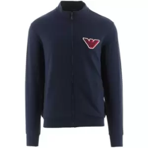 Emporio Armani Loungewear Marine Blue Logo Sweatshirt