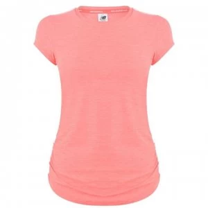 New Balance Transform T Shirt Ladies - Fluo Pink