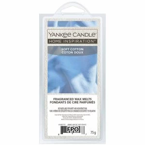 Yankee Home Inspirations Wax Melts Soft Cotton, White