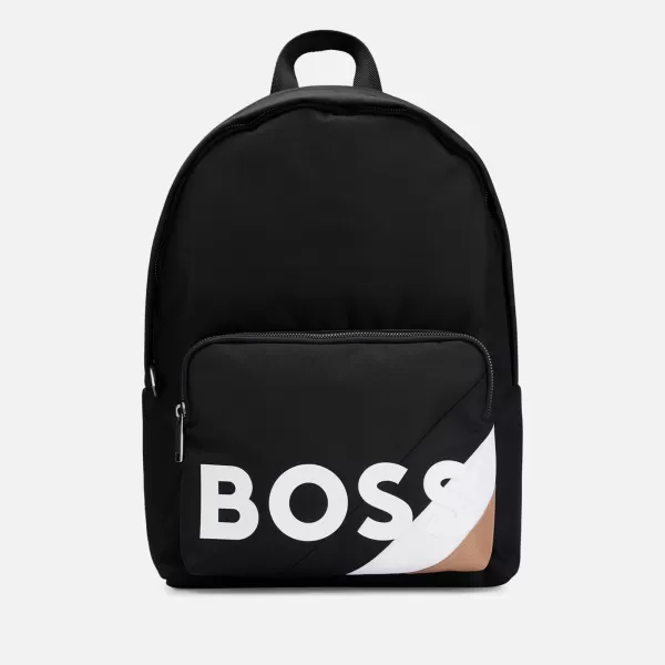 BOSS Black Mens Catch Backpack - Dark Grey