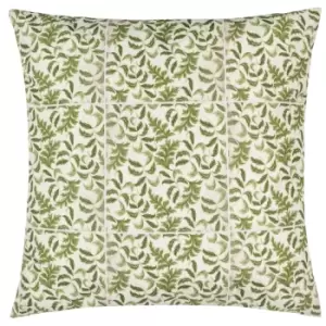 Paoletti Minton Tiles Large Outdoor Cushion Olive