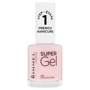 Rimmel London Super Gel French Manicure English Rose no.091 Pink