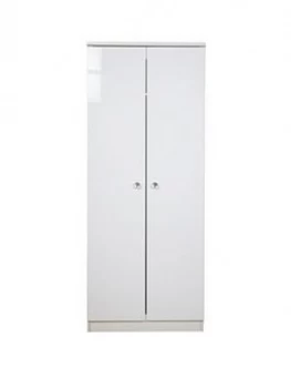 Swift Lumiere Ready Assembled 2 Door Wardrobe With Lights