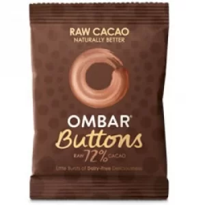 Ombar 72% Raw Buttons 25g