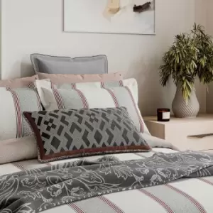 Bedeck of Belfast Siya Super Kingsize Duvet Cover Set, Grey