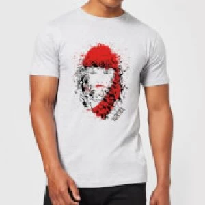 Marvel Knights Elektra Face Of Death Mens T-Shirt - Grey - M