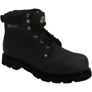 Grafters Mens Gladiator Safety Boots (7 UK) (Black) - Black