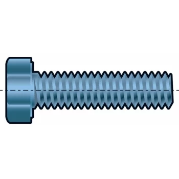 M10X100 Hex Head Set Screw BZP (GR-8.8)- you get 5 - Qualfast