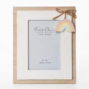 Downtown Petit Cheri Mdf Photo Frame Hanging Rainbow Design 4 x 6