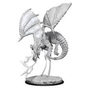 Dungeons & Dragons Nolzur's Marvelous Unpainted Miniature - Young Blue Dragon