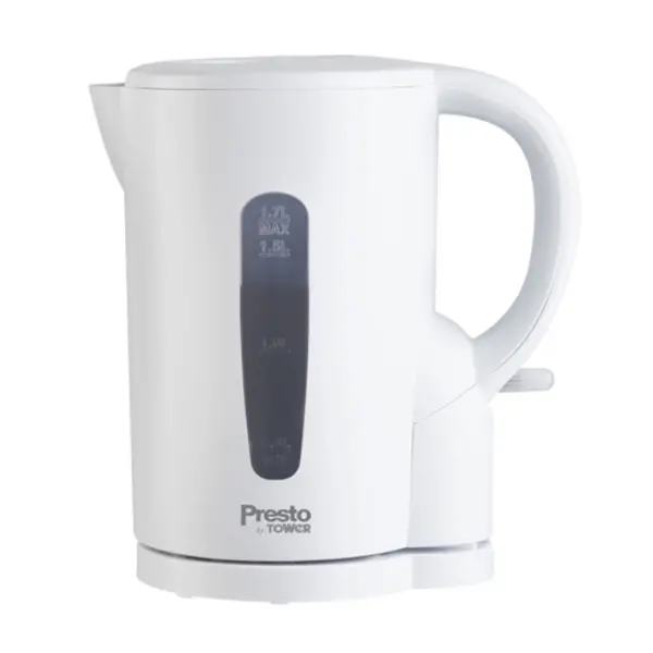 Tower Presto 2200W 1.7 Litre Electric Kettle - White