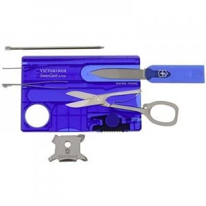 Victorinox SwissCard Lite 0.7322.T2 Pocket toolkit No. of functions 13 Sapphire (transparent)