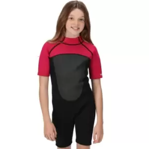 Regatta Girls Shorty Lightweight Comfortable Grippy Wetsuit 3-4 Years - Waist 53-54cm (Height 98-104cm)