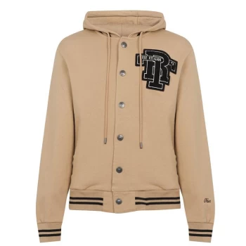 True Religion Hooded Varsity Jacket - White