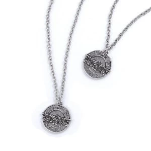 Guns N' Roses - Disc Logo Necklace & Bracelet Set