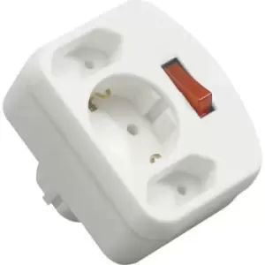 REV 00135101 Socket splitter White