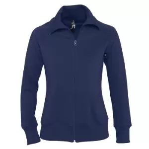 SOLS Womens/Ladies Soda Full Zip Active Sweat Jacket (XXL) (Navy)