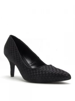 Qupid Portia 28 Court Shoe Black