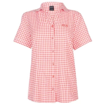 Jack Wolfskin Kepler Shirt Ladies - Pink Checks