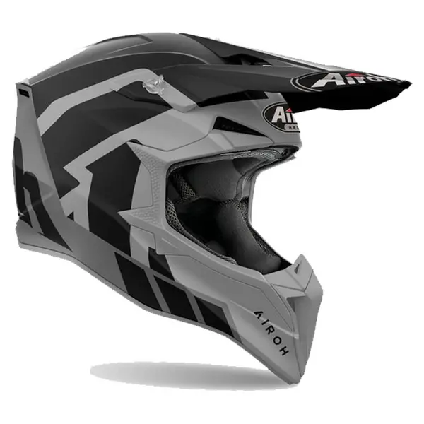 Airoh Wraaap Reloaded Grey Black Offroad Helmet 2XL