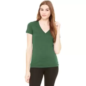 Bella Ladies/Womens Triblend Crew Neck T-Shirt (M) (Emerald Triblend)