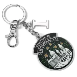 Harry Potter Personalised Hogwarts Keyring I Initial