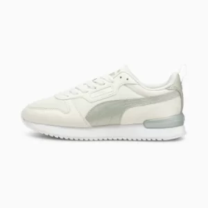 PUMA R78 Metallic Pop Womens Trainers, White Size 7 Shoes