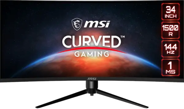 MSI Optix 34" MAG342CQR UltraWide Quad HD Curved Gaming LCD Monitor