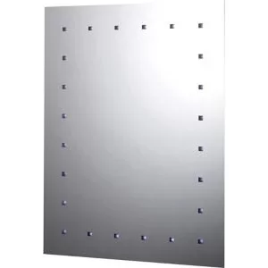 Rectangular Illuminated Bathroom Mirror (H)650mm (W)500mm