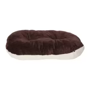 Bunty Chester Large Oval Fleece Dog Bed - Brown